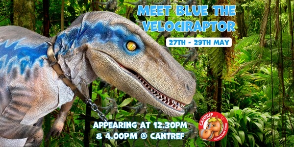 Meet Blue the Dinosaur - Bank Holiday Weekend